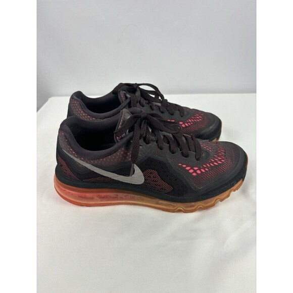 Nike Airmax Air Max Neutral Ride Black Neon Orange 8 Running Shoes Trainers - Picture 4 of 10